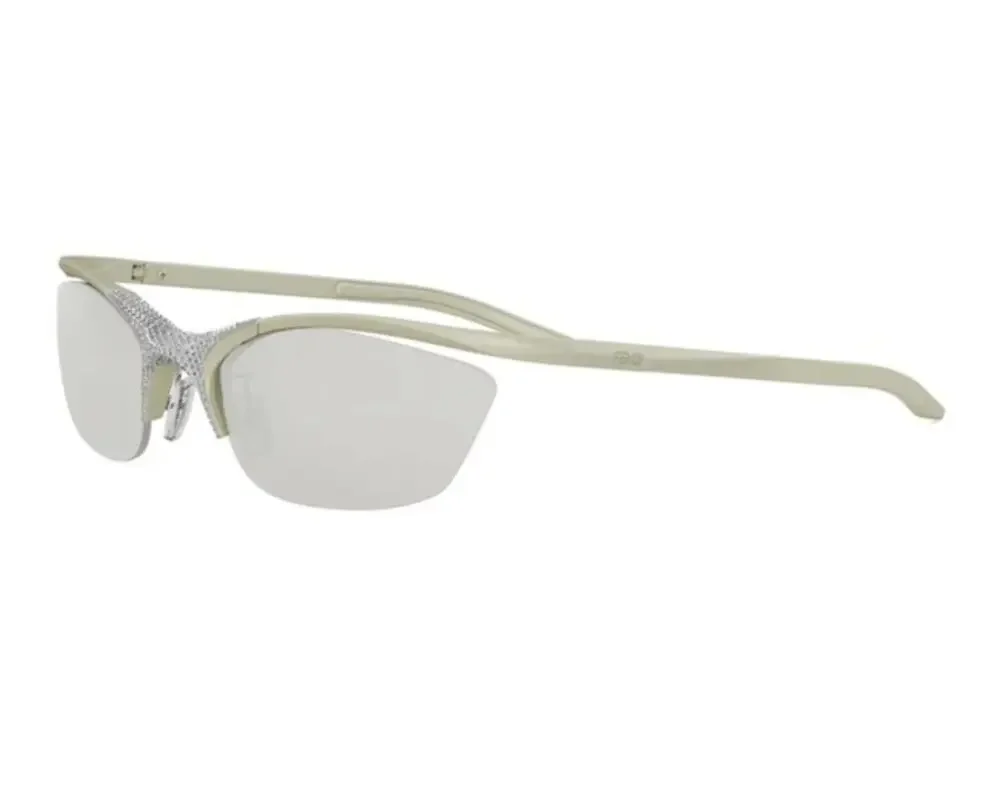 NEW Fendi FE40176U Crystal Mask Sunglasses Green $1210
